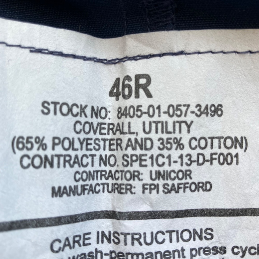 Blue utility overalls - Picture 9 of 9